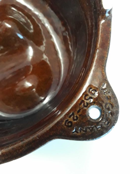 Retro forma ceramiczna do pieczenia ciasta