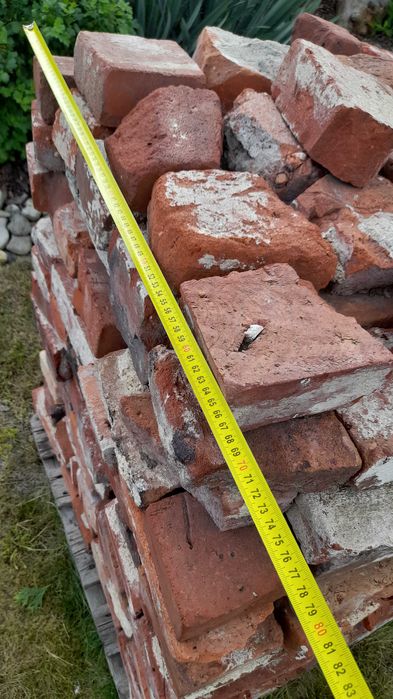 Czysta cegła poniemiecka z rozbiórki, połówki