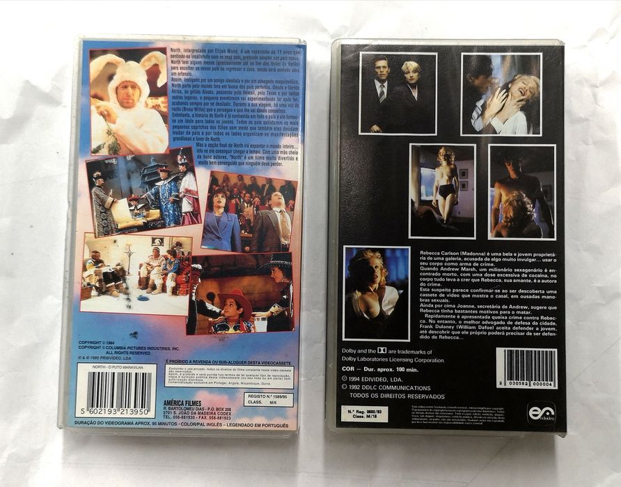 "Madonna, corpo de delito" e "North o puto maravilha" - VHs