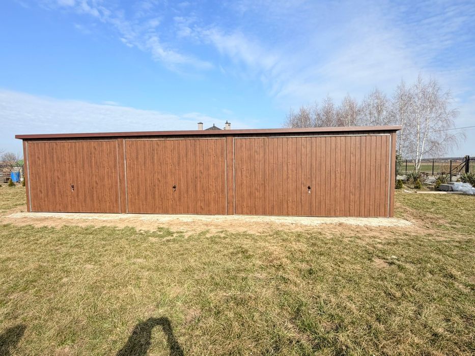 Garaż 6x6 orzech mat