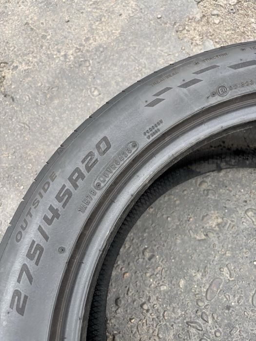 Шини 275/45 R20 пара Falken 2023р літо 6,4мм