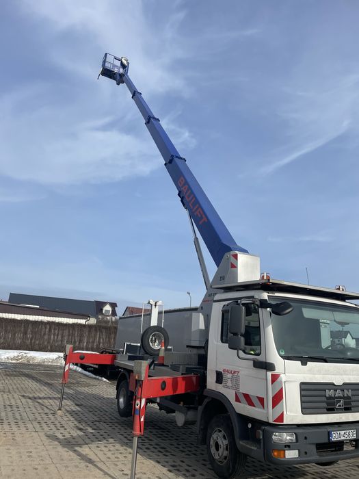 Podnośnik koszowy 27m z operatorem ! Malbork Tczew Elblag Nowy Dwor Gd