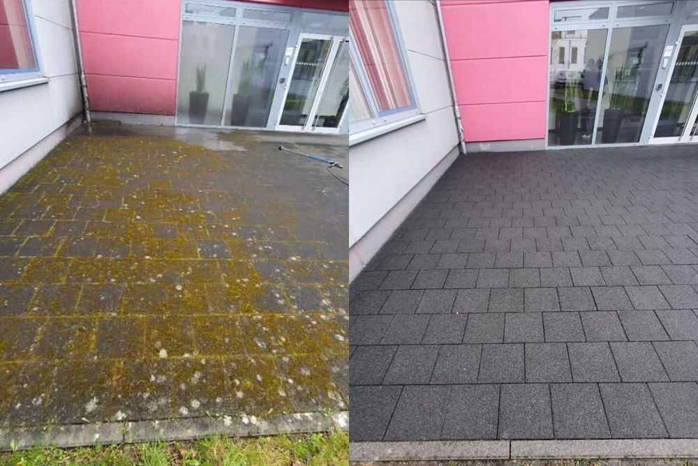 Mycie Kostki Brukowej, Elewacji i Dachów TANIO :-)