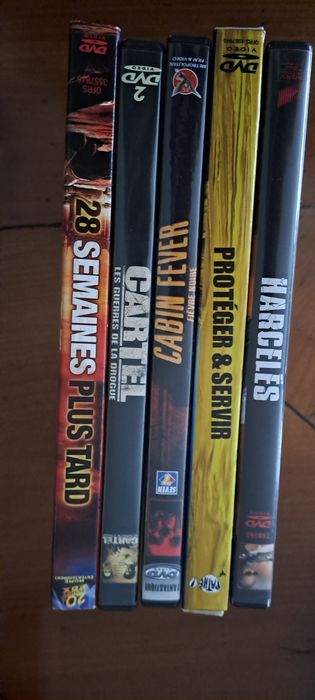 5 DVD com filmes