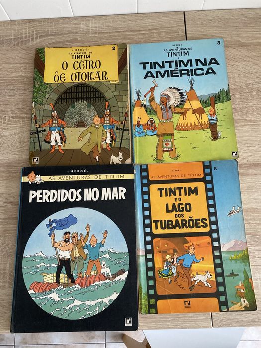 Livros TinTim colecao 4 livros