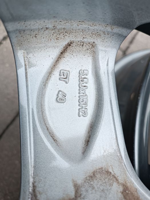 Komplet felg aluminiowych Rial Germany 5x100 ET40 15" Skoda VW