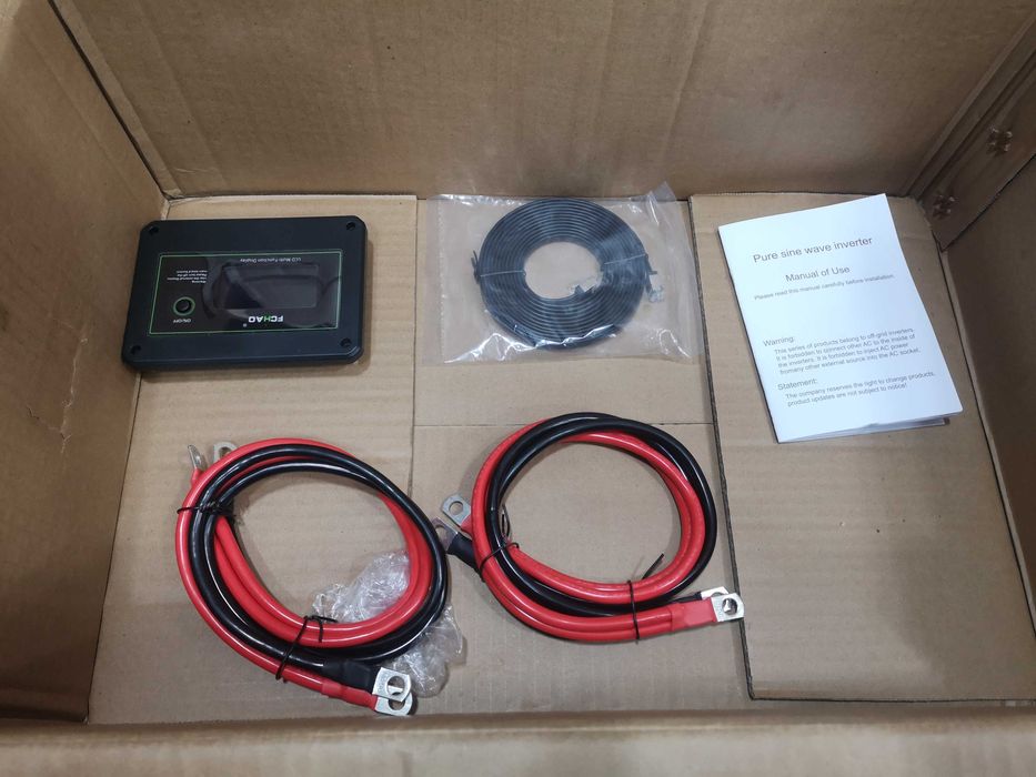 FCHAO 3000W Inversor Pura Onda Senoidal Inversor Híbrido 12V