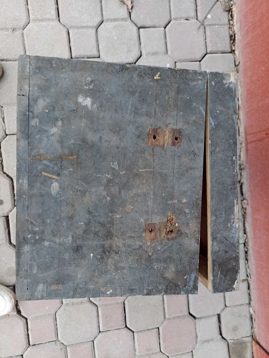 stara drewniana skrzynia MAN lizenz motorszam