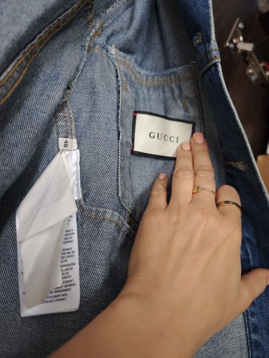 Джинсовая рубашка " Gucci"