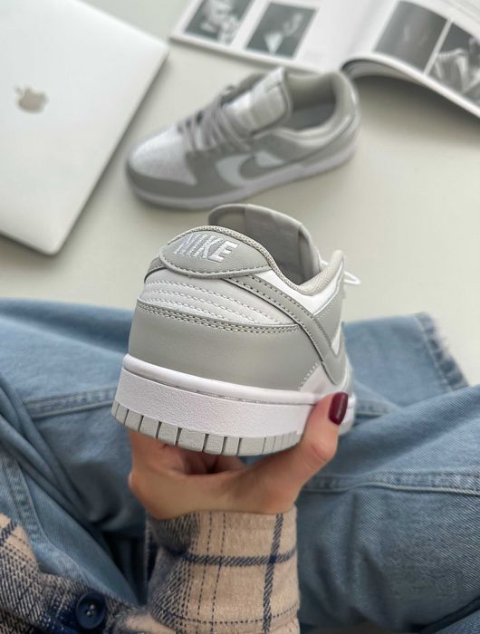 Кросівки Nike Dunk SB Low Retro Grey (36-45) Найк Данки жіночі сірі