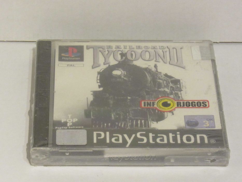 Jogo Playstation PS1 PSX Railroad Tycoon II novo selado