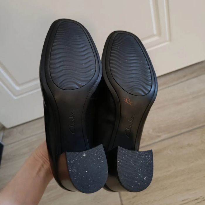 Лоферы туфли на каблуке Clarks 41p