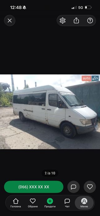 Mercedes sprinter, vario пасажирські продажа по тп