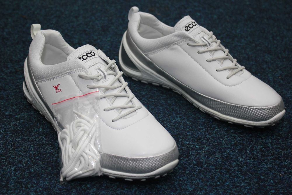 Кросівки чоловічі білі еко шкіра 41-44 розмірів в стилі  Ecco Biom