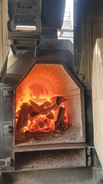 Теплогенератор для зерносушарок на дровах