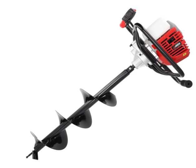 SPALINOWY ŚWIDER DO GLEBY DEDRA DED8809 52cm3  3 wiertła 100, 150, 200