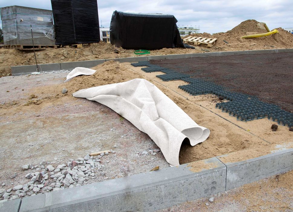 Geowłóknina pod Kostkę Kamień Bruk Kruszywo Kratkę 200cm 300cm 400cm