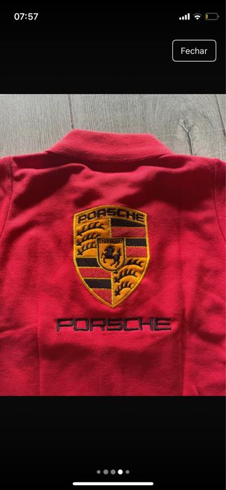 Camisola porsche criança