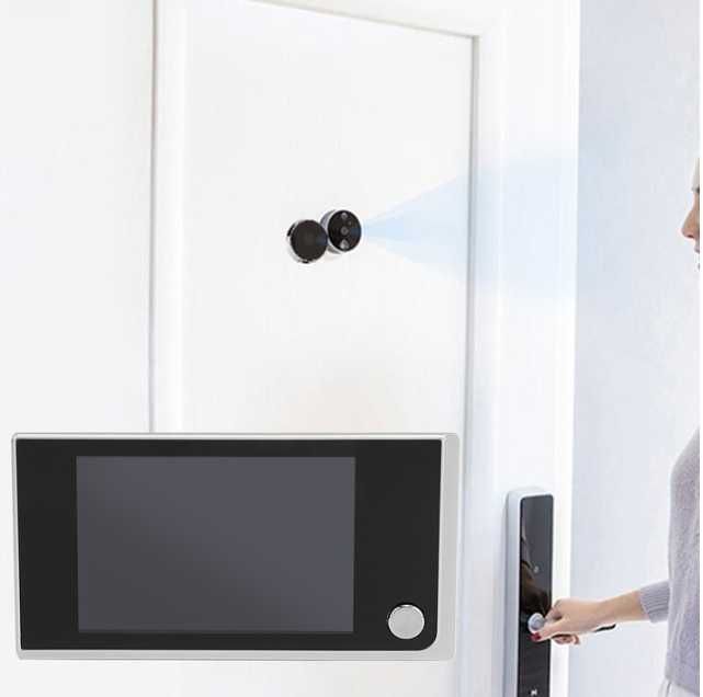 ELEKTRONICZNY WIZJER 14MM Do Drzwi Kamera Judasz Kuklok Lcd 3,5"