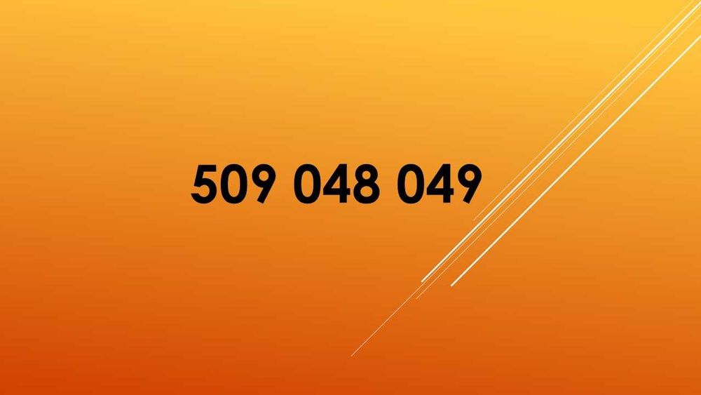 Złoty numer telefonu 509_048_049