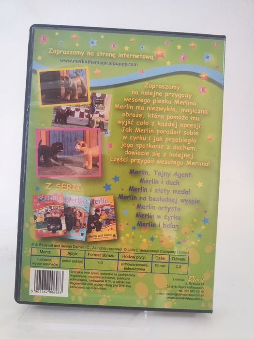 Merlin Magiczny piesek Merlin w cyrku DVD