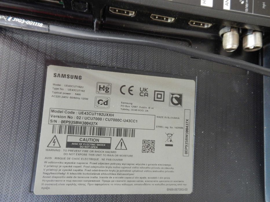 Telewizor Samsung UE43CU7192UXXH