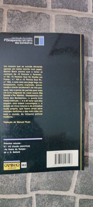 Livro Desapareceu um carro dos Bombeiros Editora Caminho