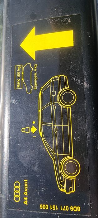 Bagaznik dachowy audi a4 b5 kombi avant  oryginal