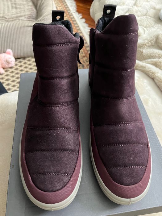 Ecco buty botki  zimowe skóra wodoodporne r.42