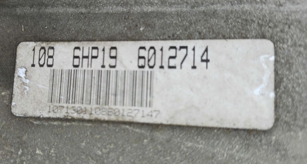 Skrzynia biegów automatyczna 6hp19 BMW 1 3 E87 E90 E91 118i 318i N46