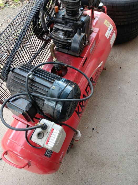 KRAFT&DELE Professional (200L / 3 Tłoki / 400V) – Stan Idealny!