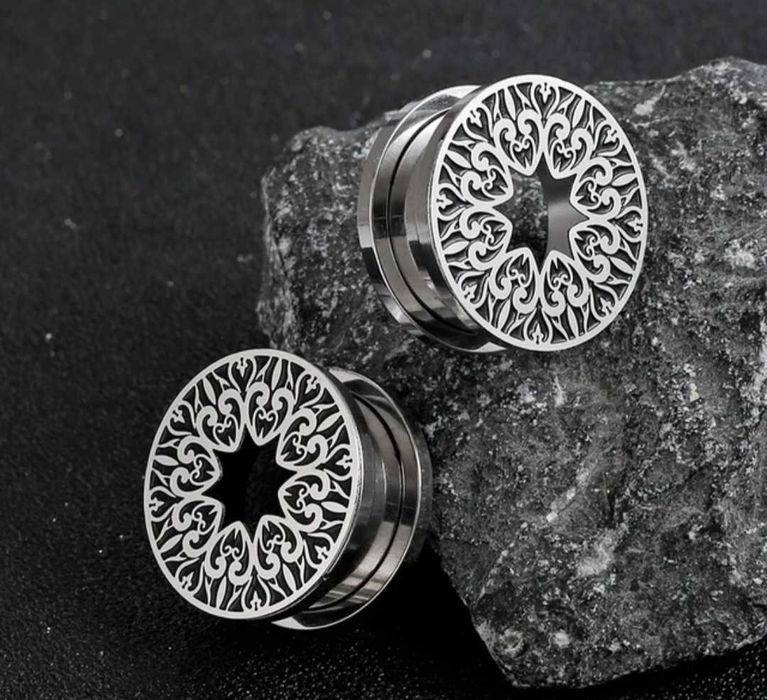 Piercings brincos alargadores tuneis plugs de orelha ate 25mm