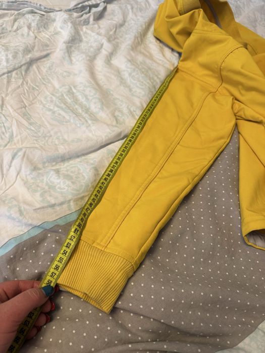 Żółta bluza kurtka softshell 152