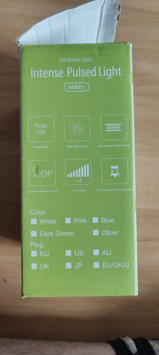 Depilator intense pulsed light