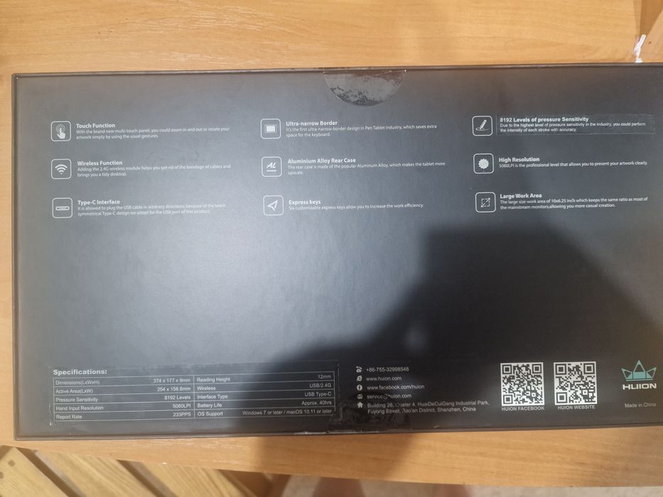 Графічний планшет( графический планшет) huion g10t