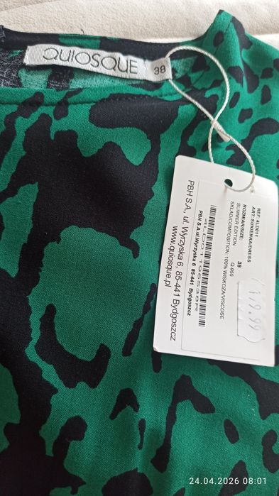 Elegancka sukienka Quiosque, rozmiar 38