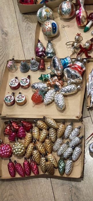 Bombki szklane z czasów prl