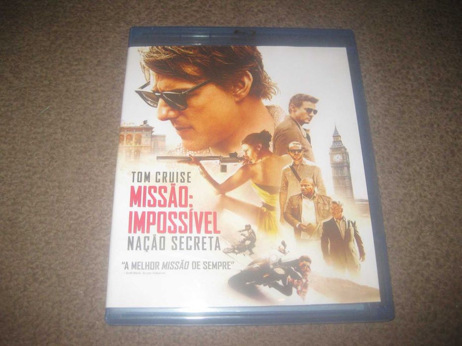 Blu-Ray "Missão Impossível - Nação Secreta" com Tom Cruise
