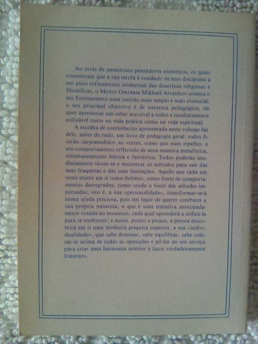 "A CHAVE ESSENCIAL" -> do Mestre Omraam Mikhaël Aïvanhov
