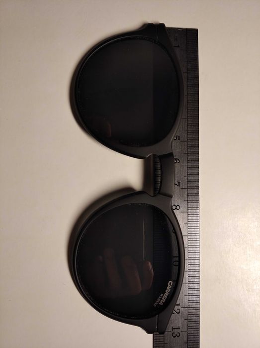 Carrera: Clip-on magnético solar polarizado, preto mate