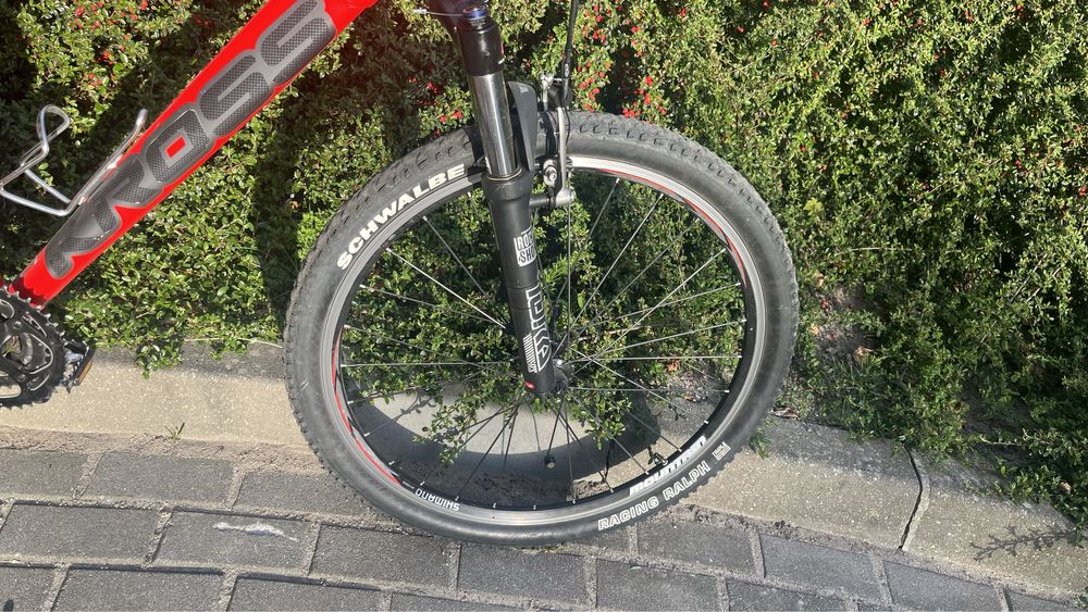 Kross level A6 26” Rama 19Deore LX3x9 Rock Shox Tora  318 1 wlasciciel