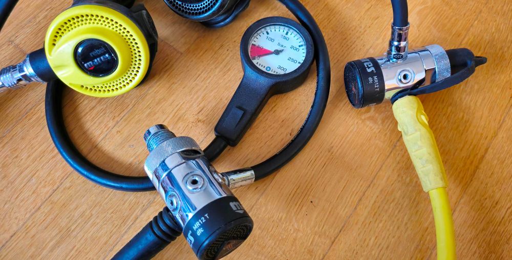 Automaty oddechowe Mares MR12T dfc _ zimnowodne _ dwa pierwsze stopnie