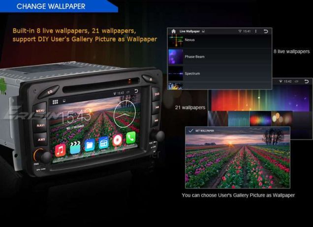 Android 8.1 Autoradio CD GPS Mercedes BENZ C200 W203 CLK W209 Viano Vi