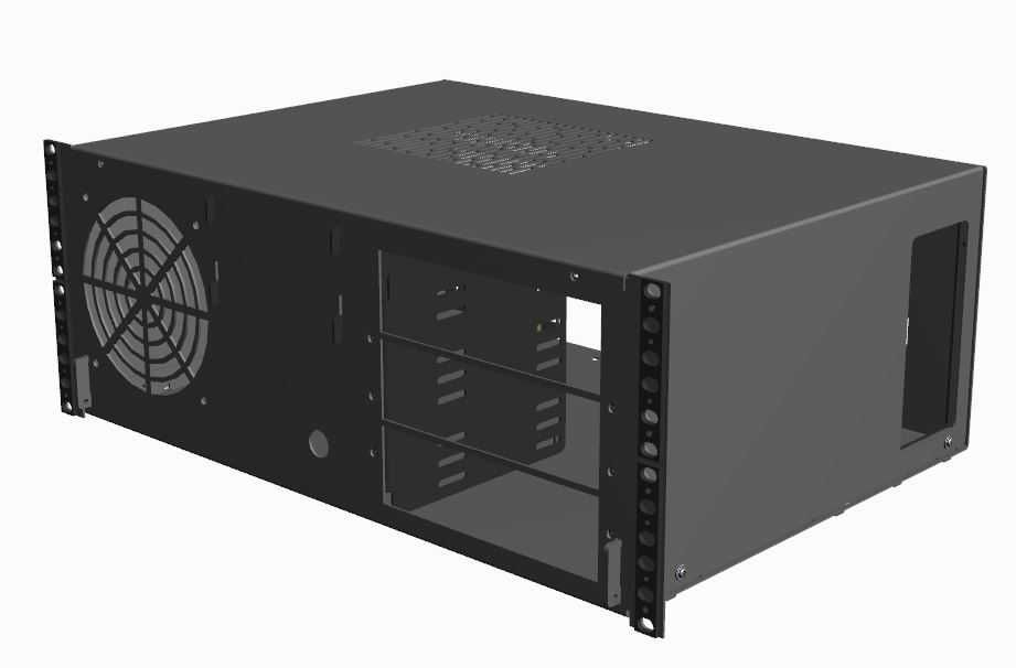 Obudowa RACK do szafy 19 cali R-CASE 8 mATX RAW 4U , Serwer, SFX, ATX