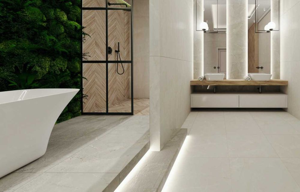 Płytka podłogowa Crista Grey carving 60x120 Gat. I    71,28zl/szt.