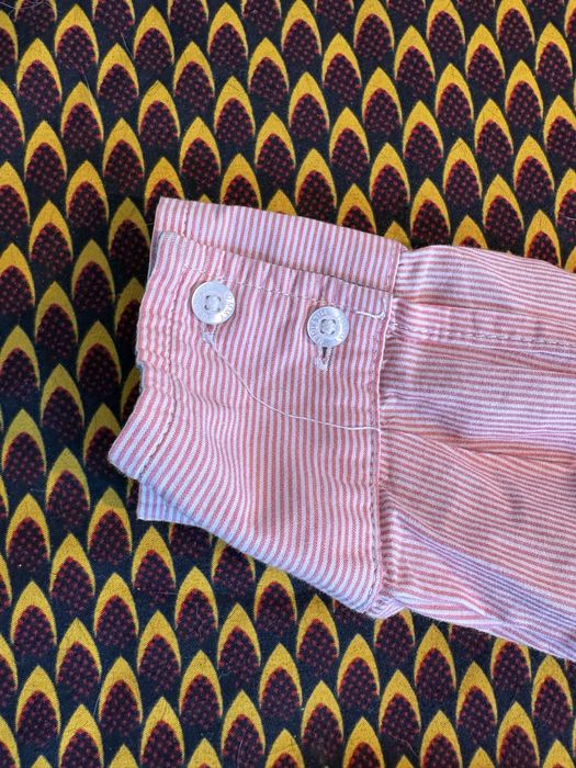 Camisa Tommy Hilfiger senhora riscas vernelha e branca