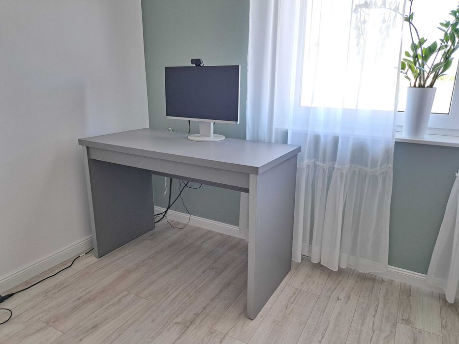 Biurko szare 120x55 cm