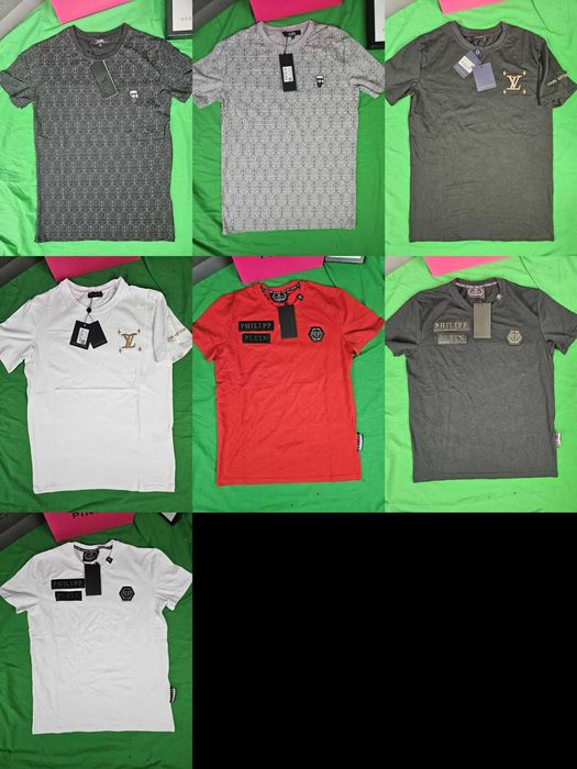 Koszulka Premium męska philipp plein shirt karl louis vuitton nowość Hit