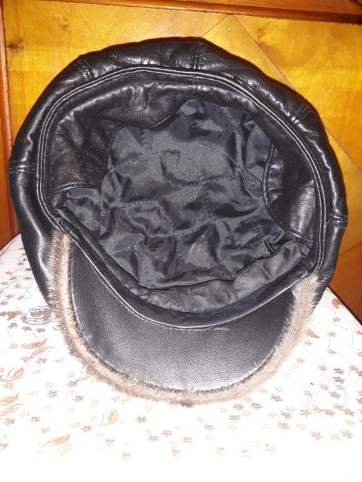 Кепка Кожаная Женская р.54см