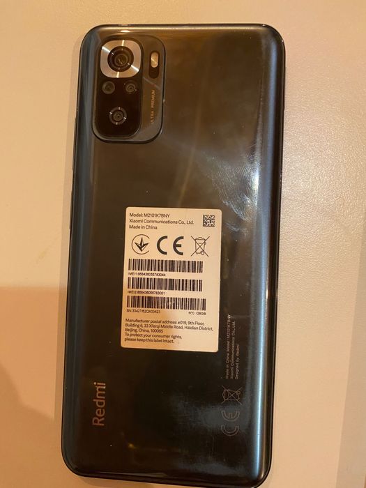 Smartphone XIAOMI Redmi Note 10S (6,43'' - 6 GB - 128 GB - Cinza)